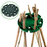 Wigwam,Bamboo,Climbing,Plant,Flower,Support,Holder,Plate