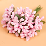 12pcs,Artificial,Simulation,Berry,Flower,Headwear,Garlan,Party,Decoration