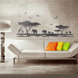 African,Animals,Removable,Sticker,Living,Mural,Decoration