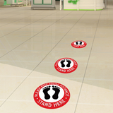 Epidemic,Prevention,Window,Background,Distance,Healthcare,Sticker,Floor,Decor