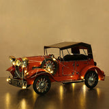 Retro,Nostalgic,Classic,Model,Light,Vehicle,Office,Decorations,Christmas,Children