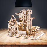 Handcrank,Wooden,Marble,Tower,Magic,Crush,Puzzle,Building,Mechanical,Model