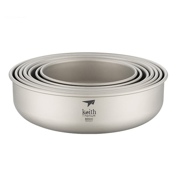 Keith,Titanium,Bowls,Travel,Camping,Picnic,Cookware,Tableware,Cutlery