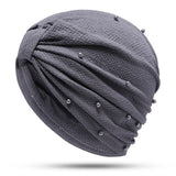 Women,Muslim,Crossword,Cotton,Flexible,Earmuffs,Turban,Winter,Beanie