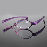 Womens,Rotatable,Magnify,Glasses,Makeup,Adjustable,Reading,Glasses