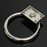 Stainless,Steel,Knocker,Pulls,Handle,Rings,Shiny,Silver,Wooden,Chair
