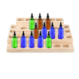 Slots,Wooden,Bottles,Stand,Organizer,Storage,Board,Essential,Aromatherapy