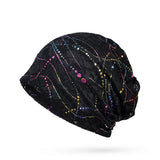 Women,Rhinestone,Striped,Cotton,Beanie,Casual,Flexible,Autumn,Skullies