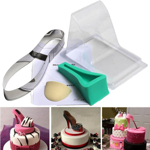 Silicone,Fondant,Mould,Wedding,Decorating,Template