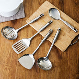 Stainless,Steel,Cooking,Spoon,Colander,Shovel,Kitchen,Cooking,Tools