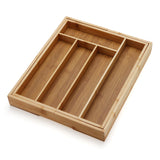 Bamboo,Expandable,Wooden,Cutlery,Holder,Retractable,Drawer,Organizer,Kitchen,Storage,Container