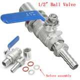 Stainless,Steel,Weldless,Compact,Valve,Kettle