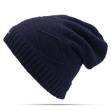 Unisex,Winter,Thickened,Velvet,Liner,Knitted,Outdoor,Casual,Baggy,Beanie