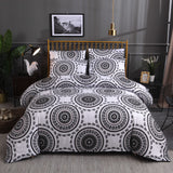 Bedding,Bohemian,National,Style,Quilt,Cover,Pillowcase,Queen