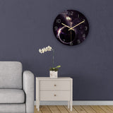 Loskii,CC022,Creative,Starry,Pattern,Clock,Clock,Quartz,Clock,Office,Decorations