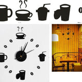 Honana,Creative,Acrylic,Mirror,Sticker,Quartz,Clocks,Watch,Large,Decor