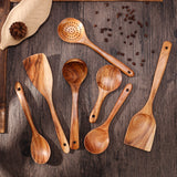 Kitchen,Wooden,Cooking,Spatula,Scoops,Kitchen,Utensil,Shovel