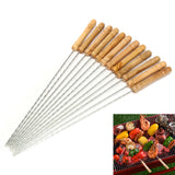 Stainless,Steel,Metal,Barbeque,Skewer,Needle,Kebab,Stick,Utensil,Stick