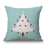 Christmas,Linen,Cushion,Cover,45*45,Pillowcase,Cushions,Throw,Pillow,Decor,Festive