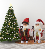 Christmas,Ornaments,Electric,Santa,Claus,Presents,Christmas,Figure,Model,Office,Christmas,Decorations