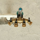 European,Standard,Brass,Faucet,Manifold,Water,Segregator,Garden,Connector,Splitter,Switcher,Control,Valve