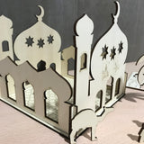 Puzzle,Wooden,Model,Building,Islamic,House,Stand,Ramadan,Gifts,Decorations