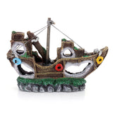 Aquarium,Ornament,Wreck,Sailing,Destroyer,Decorations