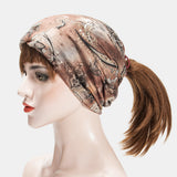 Women,Printing,Turban,Casual,Summer,Outdoor,Gaiter,Elastic,Beanie