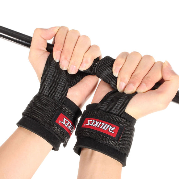 Weight,Lifting,Grips,Straps,Wrist,Protector,Training,Wraps,Gloves
