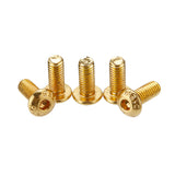Suleve,M2.5AH1,50Pcs,Titanium,Plated,Socket,Button,Screws,Alloy,Steel,Grade,Screw