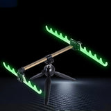 Fishing,Bracket,Rotation,Adjustable,Telescopic,Aluminum,Tripod,Fishing,Holder,Luminous,Fishing,Tackle