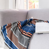 Bubble,Ethnic,Style,Blanket,Stripes,Knitted,Textiles,Office,Travel,Portable,Shawl