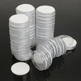 50Pcs,Clear,Polystyrene,Capsules,Holders,Adjustable