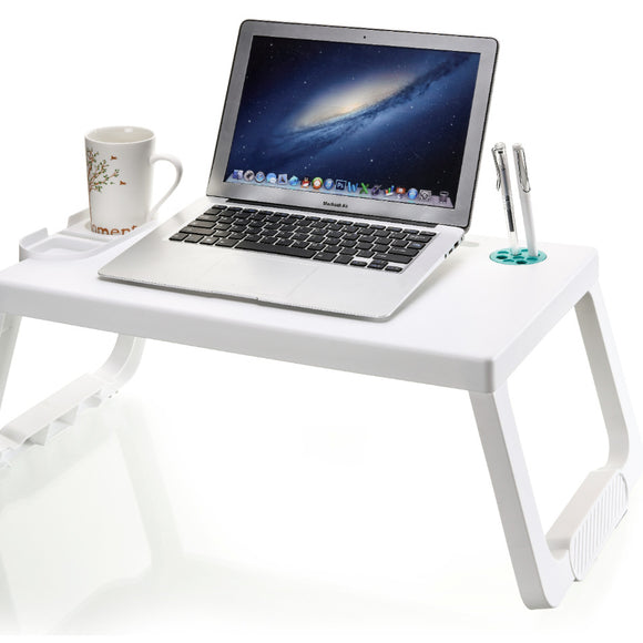 Portable,Plastic,Foldable,Laptop,Stand,Lapdesk,Computer,Notebook,Breakfast,Table,Office,Serving,Table,Tablet&Pen,Holder