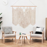 Large,Woven,Macrame,Hanging,Cotton,Bohemian,Tapestry,Decor