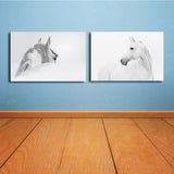 Miico,Painted,Combination,Decorative,Paintings,Black,White,Horse,Decoration