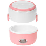 Portable,Electric,Stainless,Steel,Lunch,Bento,Picnic,Heated,Storage,Warmer,Container