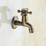 Antique,Brass,Mounted,Garden,Bathroom,Basin,Faucet,Water,Machine