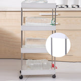 Organizer,Trolley,Utility,Rolling,Storage,Holders,Saver,Hooks