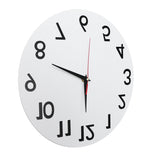 Reverse,Clock,Modern,Backwards,Counter,Clockwise,Watch
