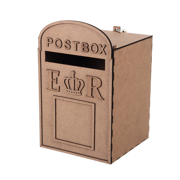 Large,Wooden,Wedding,Receiving,Guest,Decoration,Mailbox