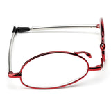 Women,Portable,Light,Folding,Circle,Reading,Glasses,Flexible,Telescopic,Presbyopic,Glasses