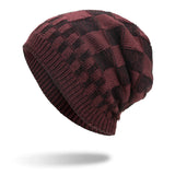 Women,Winter,Coral,Fleece,Thicken,Beanie,Outdoor,Double,Layers,Knitted