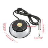 Stainless,Steel,Round,Pedal,Switch,Power,Supply,Pedals,Tattoo,Machine