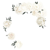 Fresh,Peony,Flower,Sticker,Living,Mural,Decal,Decorations