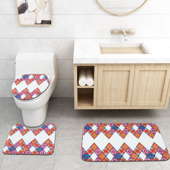 Bohemian,Style,Toilet,Cover,Waterproof,Bathroom,Shower,Curtain