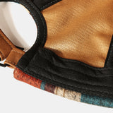 Retro,Brimless,Skull,Multicolor,Plaid,Customized