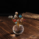 Crystal,Apple,Model,Glass,Craft,Table,Ornaments,Decoration