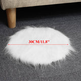 Plain,Fluffy,Round,Carpet,Hairy,Bedroom,Carpet