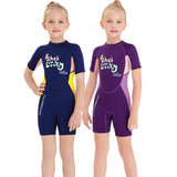 2.5mm,Neoprene,Short,Sleeve,Wetsuit,Swimming,Diving,Toddler,Child,Youth,Suits,Years